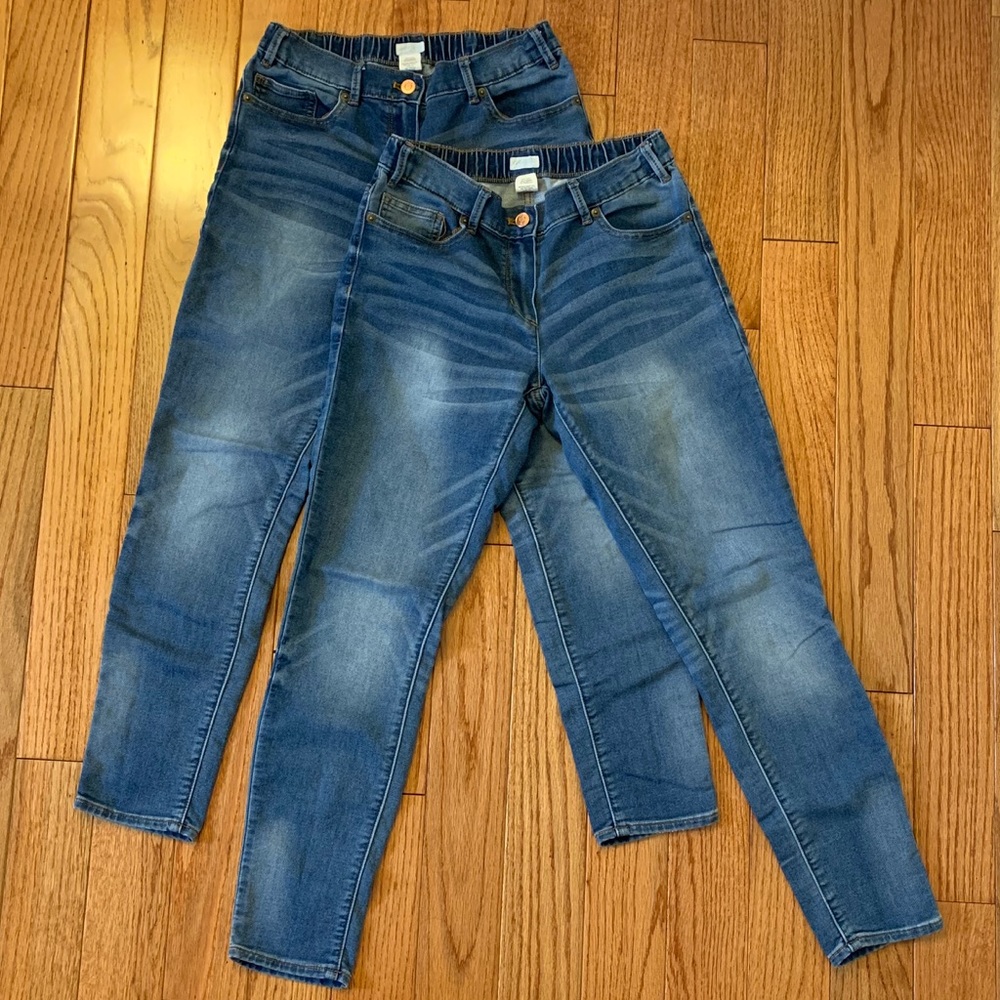 Set of 2 Toothpick Skinny Denim Jeans